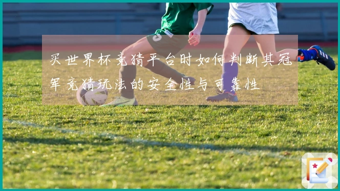 买世界杯竞猜平台时如何判断其冠军竞猜玩法的安全性与可靠性