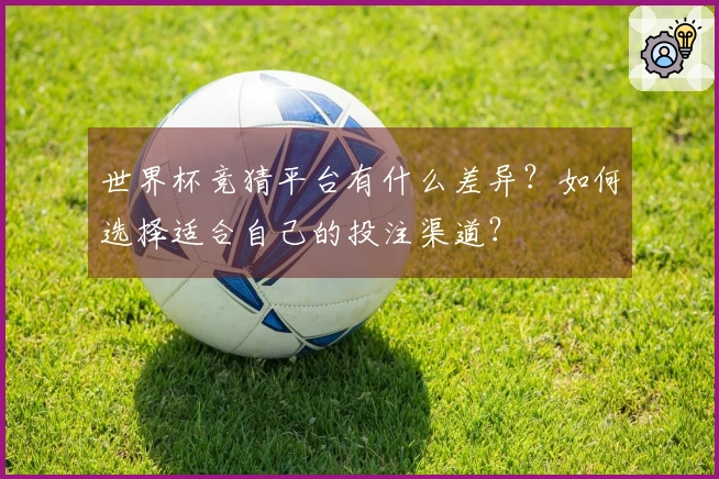 世界杯竞猜平台有什么差异？如何选择适合自己的投注渠道？